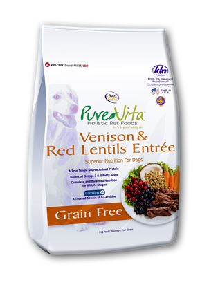 PURE VITA GRAIN FREE VENISON 15#