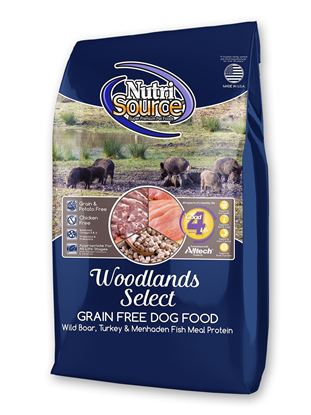 NUTRISOURCE GRAIN FREE WOODLANDS 30#