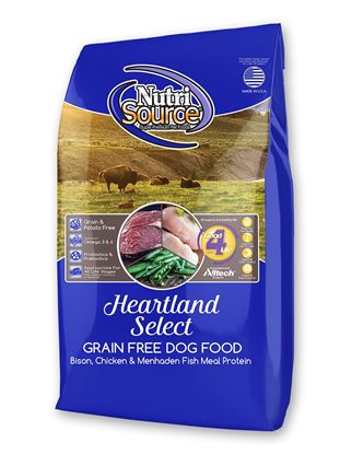 NUTRISOURCE GRAIN FREE HEARTLAND 30#